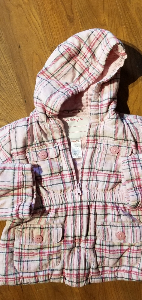 Gymboree Girl's plaid zip coat